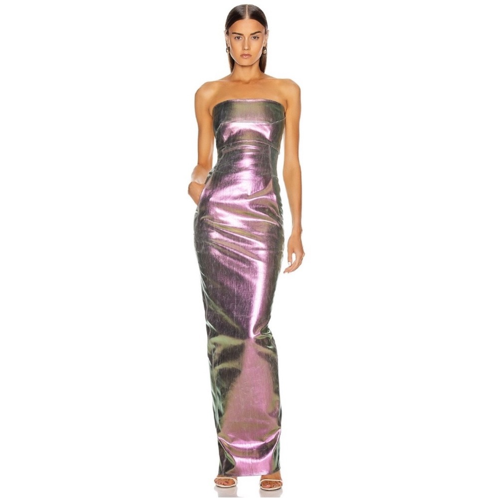 Rick Owens Iridescent Bustier Dress
